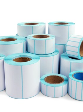 Thermal Label Barcode Sticker Paper For Printer 1 Roll Width