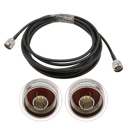 N Type Male to N Male Plug Adapter 50 ohm LMR200 (ALSR200) C