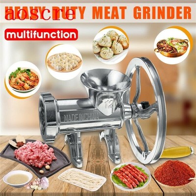 Manual Multi Meat Grinder Mincer Sausage Filler Chopper Past