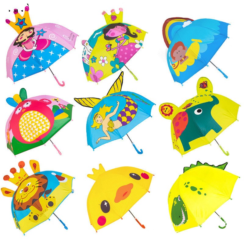 cartoon Kids Umbrella For Boys Girls Child Parapluie Kid Enf