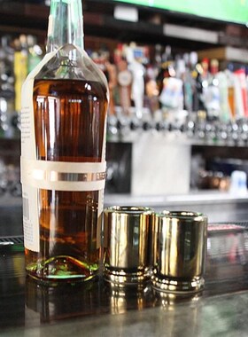 Caliber Gourmet Bullet Glass Bar Atmosphere Stainless Steel