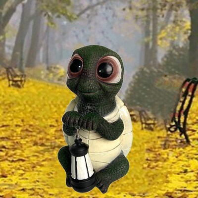 Tortoise Sculpture Art Turtle Statues Ornaments Fairy