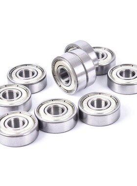 Stainless Steel Skate Skateboard Wheels Silver Bearings ABEC