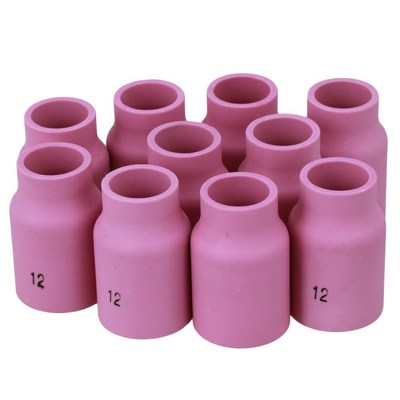 10/5Pcs 53N87 12# Alumina Shield Cup TIG Welding Torch Nozzl
