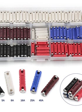 SVALID 200PCS Dia 6mm GBC Automotive EU Fuses 5/8/16/25/40AM