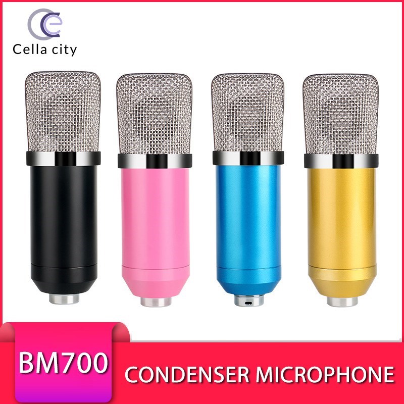 BM 700 Condenser Microphone Kits Wired Karaoke Professional