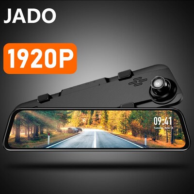 JADO G840S Dashcam FHD Dual 1080P 12 inch Car Dvr Camera Le