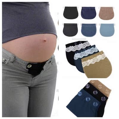 1Pc Waist Extenders for Pants Elastic Maternity Waist Extend
