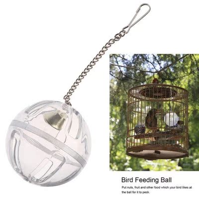 2020 Parrots Ball Toys Food Feeder Hanging Cage Feeding Toy
