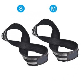 1 Pair Figure 8 Weight Lifting Straps Dead Lift Wrist Strap