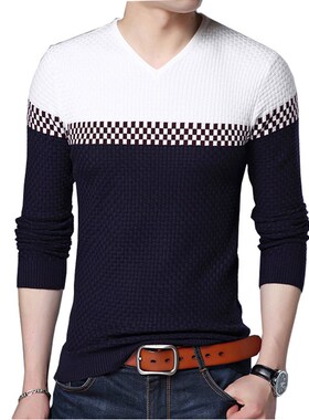 BROWON Men Brand Sweater 2021 Sweater Business Leisure Sweat