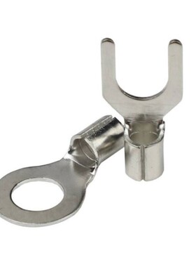 320Pcs/box Metal Terminals Non-Insulated Ring Fork U-type Br