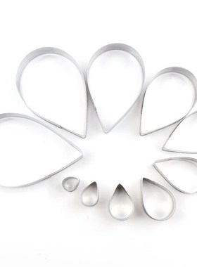 10Pcs Petal Drop Rose Cutting Die Cutters Bread Making Bakin