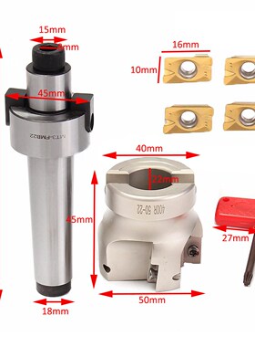 MT3 FMB22 M12 Tool Holder Shank 50mm with Drawbar Face Endmi