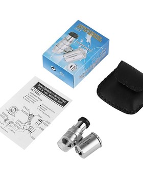 Mini Portable 60X Currency Detecting Microscope  Handheld Mo