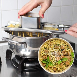 Pasta Machine Manual Noodle Spaetzle Maker Stainless Steel N