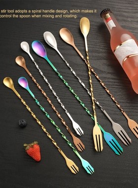 Pack of 4 Stirrers Spoon Barware Stainless Steel Shaker Spir