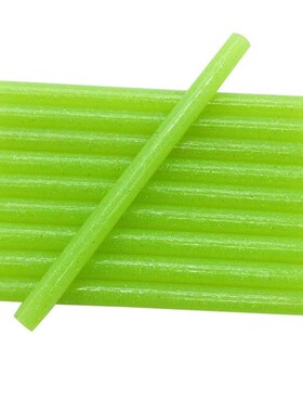 10pcs Colourful 7mm Green Glitter Hot Melt Glue Sticks For G