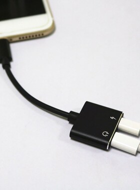 2 in1 For Lighting Adapter For iOS11 For iPhone 7/8/X Chargi