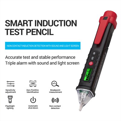 VC1010 Intelligent Non-contact Pen AC Voltage Detector Teste