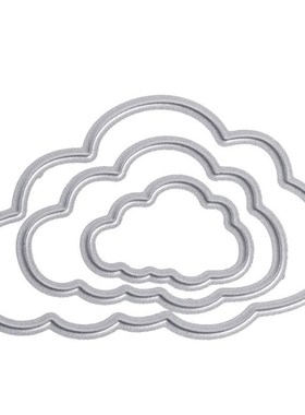 Clouds Shape Carbon Steel Cut Cutting Die Stencil DIY Scrapb