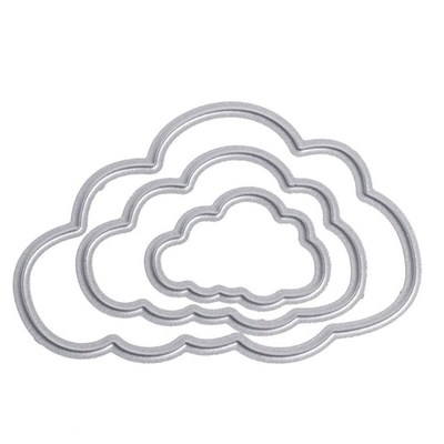 Clouds Shape Carbon Steel Cut Cutting Die Stencil DIY Scrapb