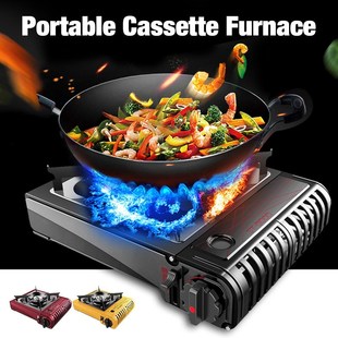 Cassette Grill Portable Gas Stove Furnace Barbecue Tool For