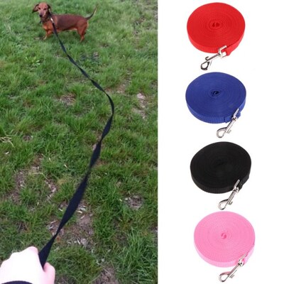 Pet Dog Lead Leash Long Strap Nylon Rope Obedience Training