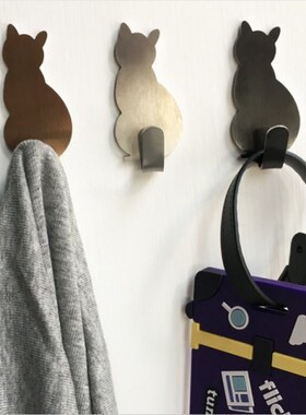 2Pcs Self Adhesive Hooks  Pattern Storage Holder for Bath