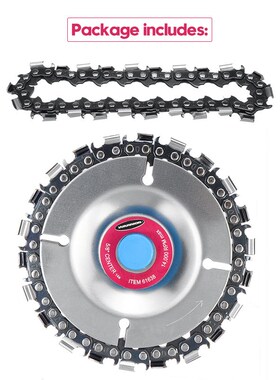 4 inch 22 Tooth Wood Carving Disc  Grinder Disc Cut Chain Fi