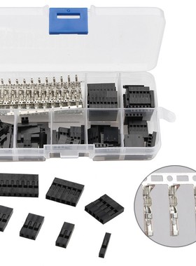 310Pcs 2.54mm Dupont Pin Jumper Terminals Male/Female Header