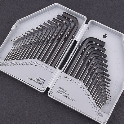 New 0.7-10mm Allen Wrench Imperial Hex Key 30pcs/set Repair