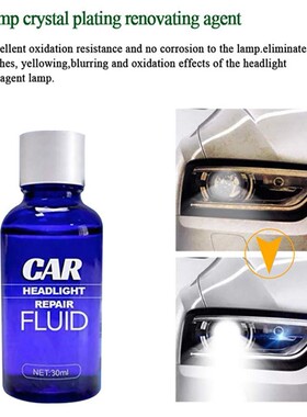 Car Headlight Scratch Remover Fast 30ml UV Protection Car Li