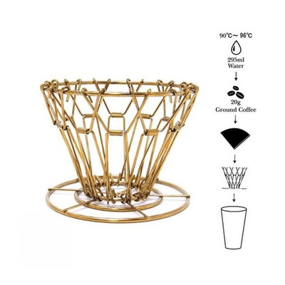 Collapsible Coffee Dripper Filter Paper Holder Dispenser Sto