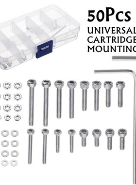 50pcs/set M2.5 Universal Turntable Headshell Cartridge Mount