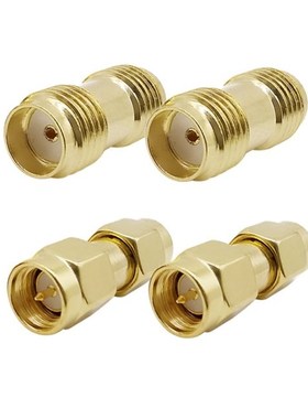 4PCS RF Coaxial Coax SMA Type Connector 2X SMA Female to SMA
