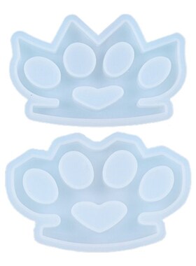 Crystal Epoxy Resin Mold 4 Cavity Knuckle Dusters Crafts Cas
