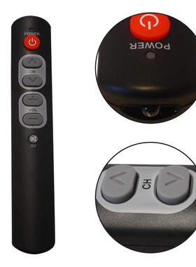 Mayitr 1pc Universal 6-Key Pure Learning Remote Controller