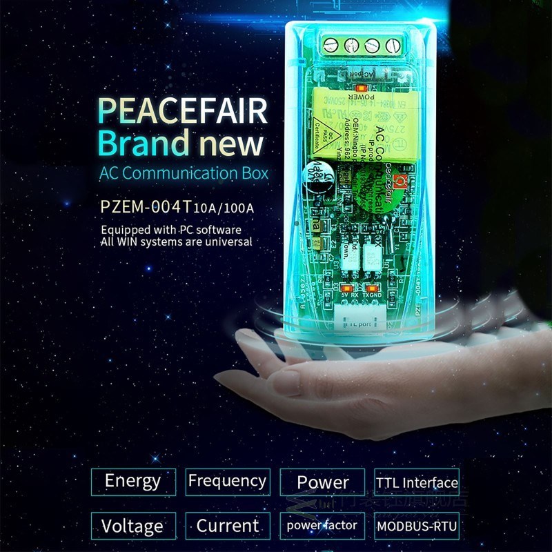 PZEM 004T Ammeter Module Single Phase Wattmeter Kwh Meter TT