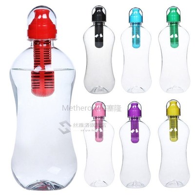New 550ml Plastic Water Bobble Hydration Filter Portable Out