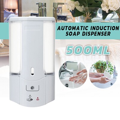 500mL Wall Mounted Automatic Soap Dispenser Infrared Inducti