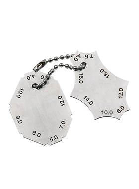 2pcs Stainless Steel Welding Gage Fillet Weld Tee Joint Weld