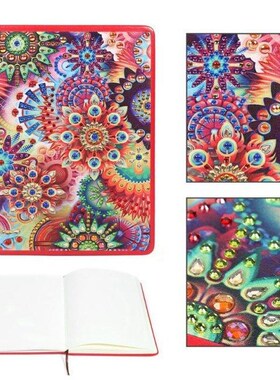 DIY Colorful Special Shaped Diamond Painting 100 Pages Noteb