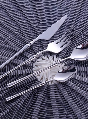 Western Portable Cutlery Set Travel Tableware 24pcs 304 Stai