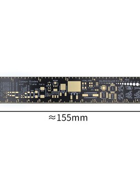 10x PCB Reference Ruler v2 - 6