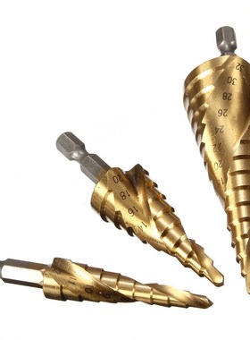 3 tlg HSS Drill Set 4-12mm/ 4-20mm/ 4-32mm