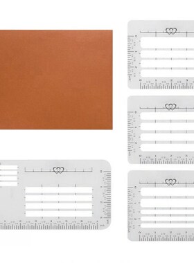 4pcs Envelop Addressing Guide Stencils Lettering Straight Wr