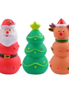 Dog Chew Toys Soft Small Squeak Christmas Gift for Interacti