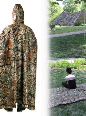 3 In 1 Raincoat Backpack Waterproof Rain Coat With Hood Hiki