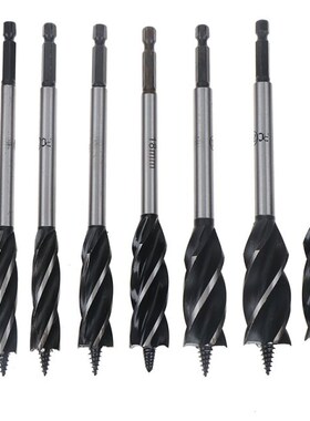 Woodworking Tools Twist Drill Bit Set Steels Open Shallow Ho